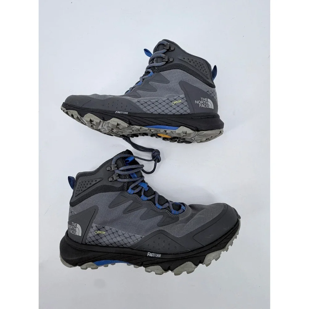 The North Face Ultra Fastpack III Mid GTX Mens 9.5 Grey Blue Boots Trails
